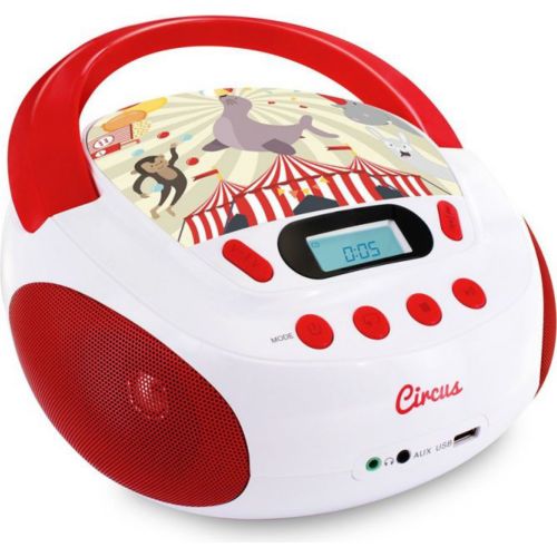 Lecteur CD METRONIC Lecteur CD MP3 Circus enfant avec port U