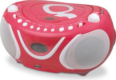 Radio CD METRONIC MP3 portable enfant Gulli-Rose