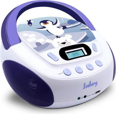 Lecteur CD METRONIC Lecteur CD MP3 Iceberg enfant avec port