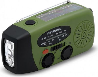 Radio FM METRONIC Radio Joe dynamo d'urgence à chargement