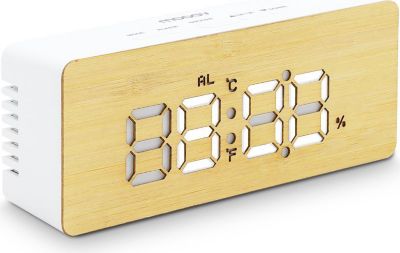 Réveil MOOOV Bamboo affichage LED
