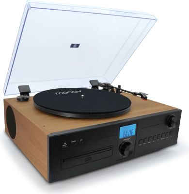 Chaîne HiFi MOOOV Platine Vinyle / CD / Radio