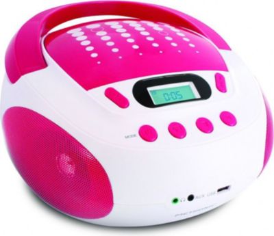 Lecteur CD METRONIC Lecteur CD MP3 Pop Pink avec port USB -