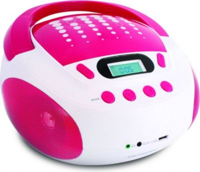 Lecteur CD METRONIC Lecteur CD MP3 Pop Pink avec port USB -