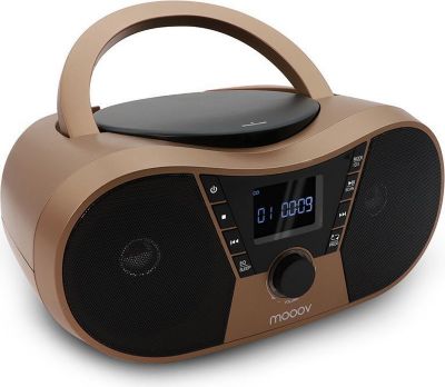 Radio CD MOOOV Lecteur CD Copper & Black avec radio FM,