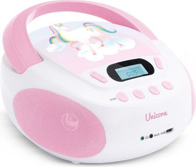 Lecteur CD MOOOV Lecteur CD MP3 Unicorn enfant avec port