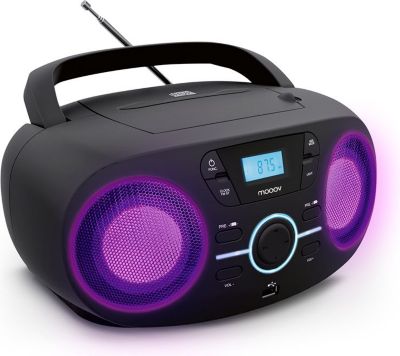 Radio CD MOOOV Lumineux - Radio FM et port USB