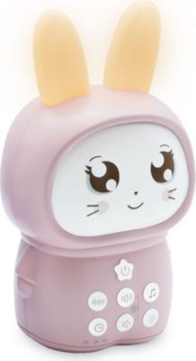 Veilleuse MOOOV Lapin Pompon avec bruits blancs - rose