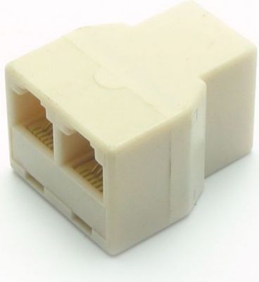 Câble Ethernet METRONIC Adaptateur RJ11 fem./2 RJ11 fem.