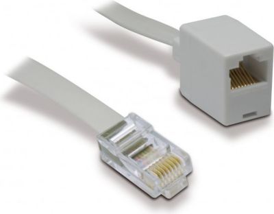 Rallonge Ethernet RJ45 CAT 6, Réseau Câble Extension Mâle à Femelle  1000Mbps 250MHz, 2m - Câbles ADSL