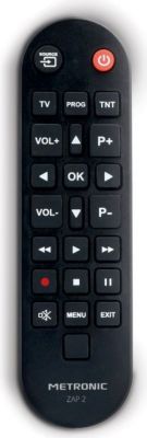 METRONIC Télécommande universelle 2 en 1 pour TV-