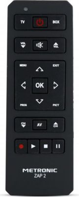 METRONIC Télécommande universelle 2 en 1 pour TV-
