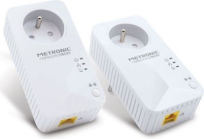 CPL Filaire METRONIC Prise CPL netsocket Duo 600 prise