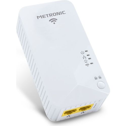 CPL Wifi METRONIC Prise CPL Wi-Fi 600 Mb/s - blanc