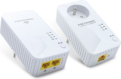 NETGEAR PLP1000-100FRS, Pack de 2 prises CPL 1000 Mbps avec Prise filtrée  et 1 Port Ethernet, idéal pour avoir internet partout dans la maison et  profiter du service Multi-TV à la maison