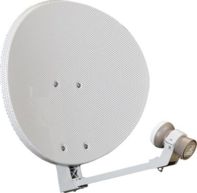 Antenne extérieure METRONIC Parabole acier elliptique + LNB