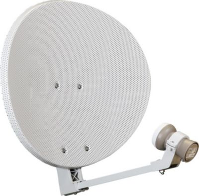 Antenne extérieure METRONIC Parabole acier elliptique + LNB