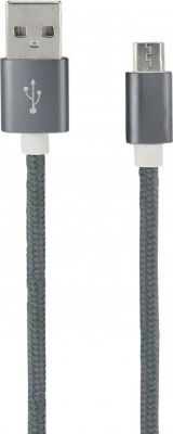 Câble Ethernet MOOOV Câble micro USB /USB-A nylon 1 m - gris