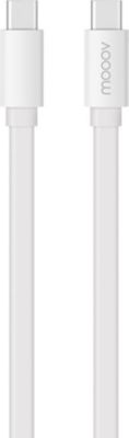 Câble Ethernet MOOOV Câble USB-C / USB-C plat 3 m - blanc