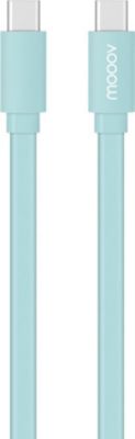 Câble Ethernet MOOOV Câble USB-C / USB-C plat 1 m - bleu céla