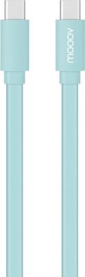 Câble Ethernet MOOOV Câble USB-C / USB-C plat 1 m - bleu céla