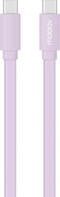 Câble Ethernet MOOOV Câble USB-C / USB-C plat 1 m - lavande