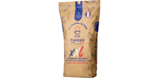 Charbon de bois SOLER de bois 50L XXL très gros morceaux