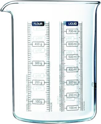 Verre doseur PYREX gradue 0.75L