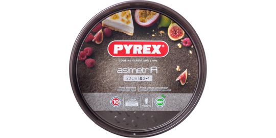 Moule à manqué PYREX à charnières métal diam 20 cm Asimetria