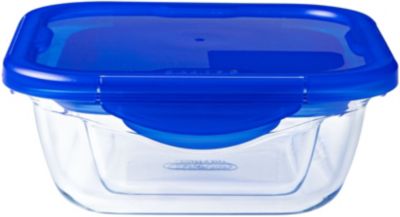 Boîte hermétique PYREX cook & go carre 0.85L 16 cm avec co