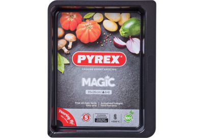 Plaque de cuisson PYREX rect métal 35x26 cm Magic