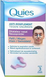 Ecarteur nasal anti-ronflement QUIES Dilatateur Nasal Anti
