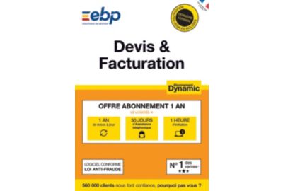 ESD EBP Devis & Facturation DYNAMIC 12 mois +VIP