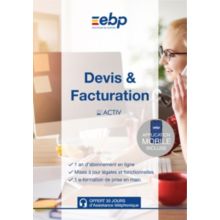 Logiciel de gestion EBP Devis et Facturation Activ SAAS12M MAJ
