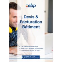 Logiciel de gestion EBP Devis et Facturation Batim SAAS12M