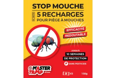 Tueurs insectes MASTER TRAP stop mouches x5