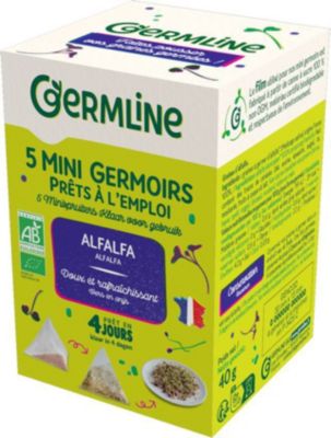 GERMLINE Mini germoir Alfalfa, lot de 5