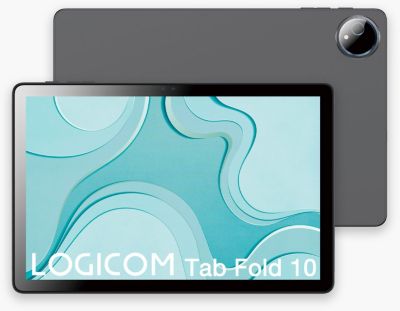 Tablette Android LOGICOM Tab Fold 10 Noir 128Go