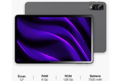 Tablette Android LOGICOM Tab Fold 12 Noir 128Go