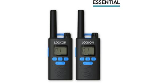 Talkie walkie LOGICOM Talkie Walkie Essentiel Noir