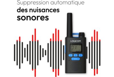 Talkie walkie LOGICOM Talkie Walkie Essentiel Noir