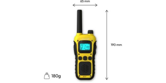 Talkie walkie LOGICOM Talkie Walkie Adventure Jaune