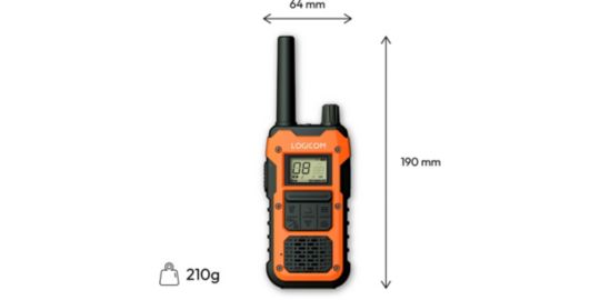 Talkie walkie LOGICOM Talkie Walkie Extreme Orange