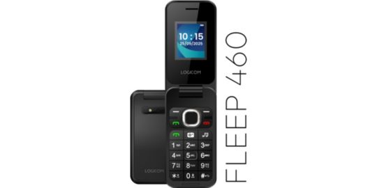 Téléphone portable LOGICOM Fleep 460 Noir