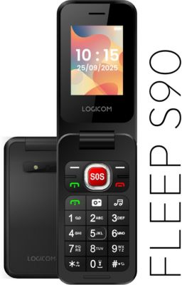Téléphone portable LOGICOM Fleep S90 Noir