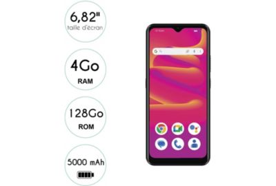 Téléphone portable LOGICOM Luma 128Go Noir