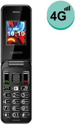 Téléphone portable LOGICOM Fleep 450 Noir 4G