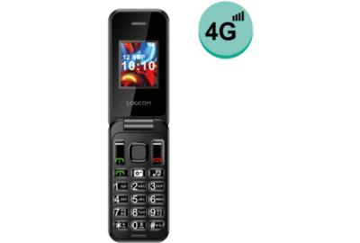 Téléphone portable LOGICOM Fleep 450 Noir 4G