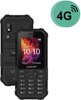 Téléphone portable LOGICOM Xtrem Noir 4G