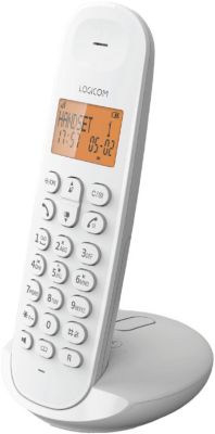 Téléphone sans fil LOGICOM Iloa Solo Répondeur Blanc